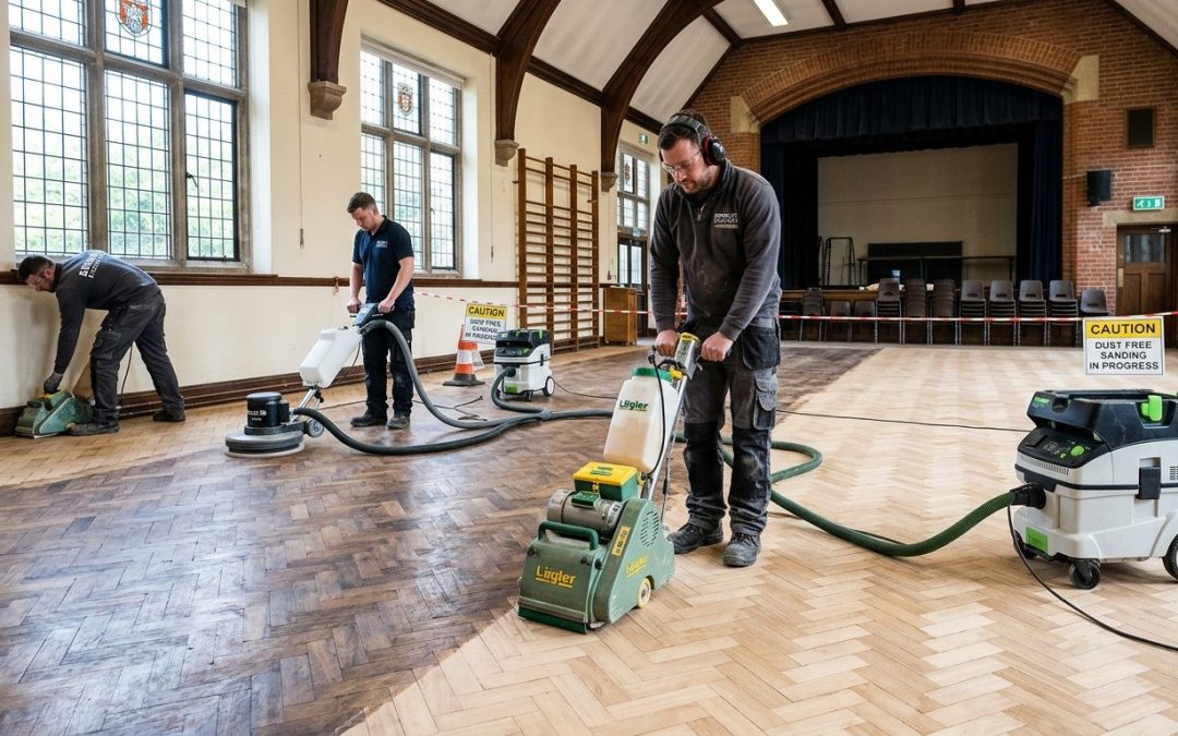 School Floor Restoration in South West London