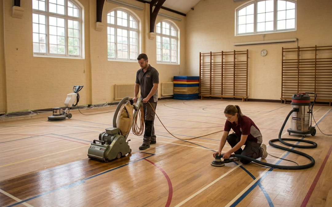 School Wood Floor Sanding in South West London